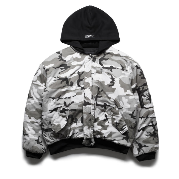 Pain Sport Bomber Jacket - Snow Camo — New Day Same Pain