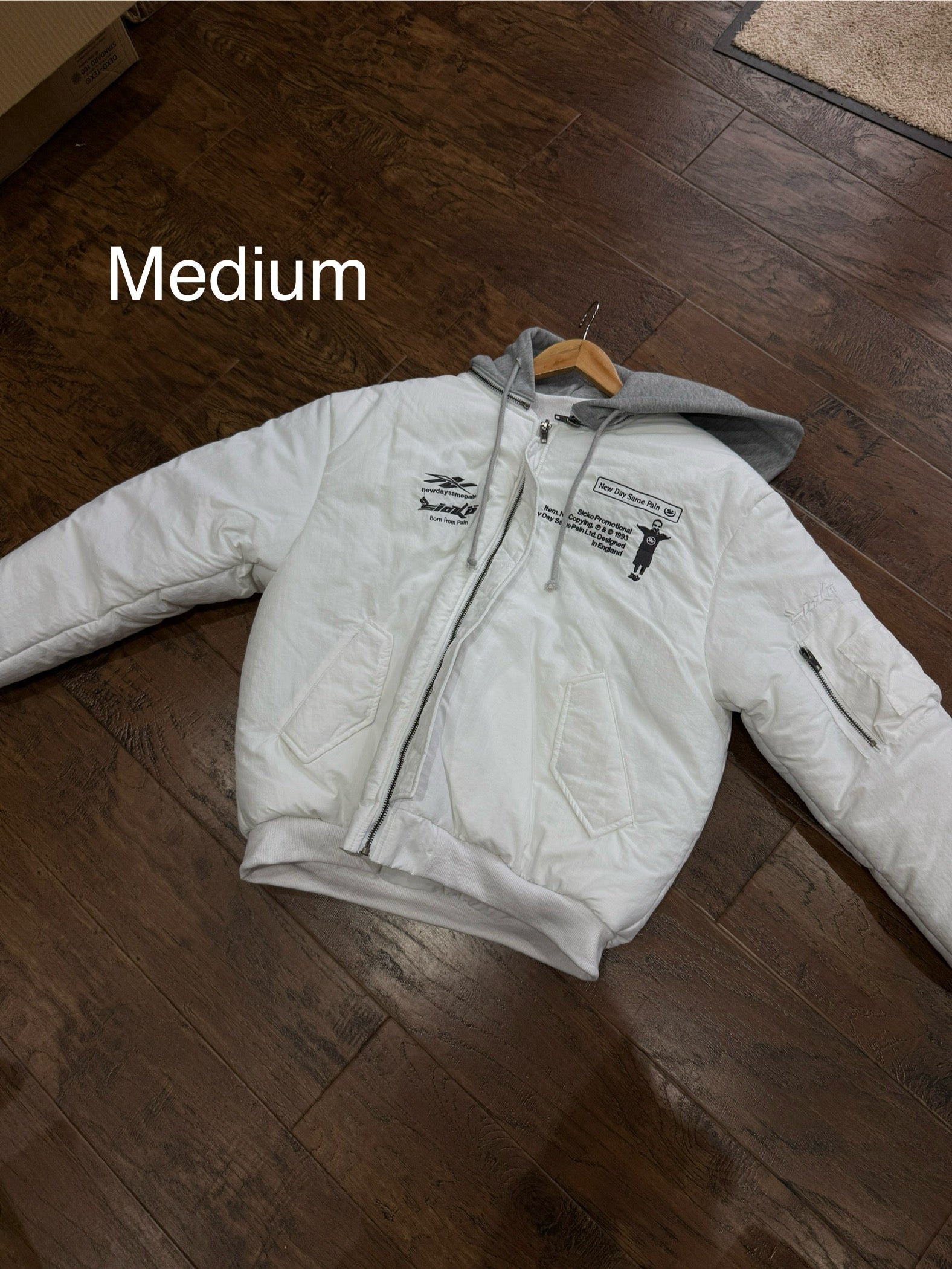 Sample Sickö Sport Bomber Jacket - White