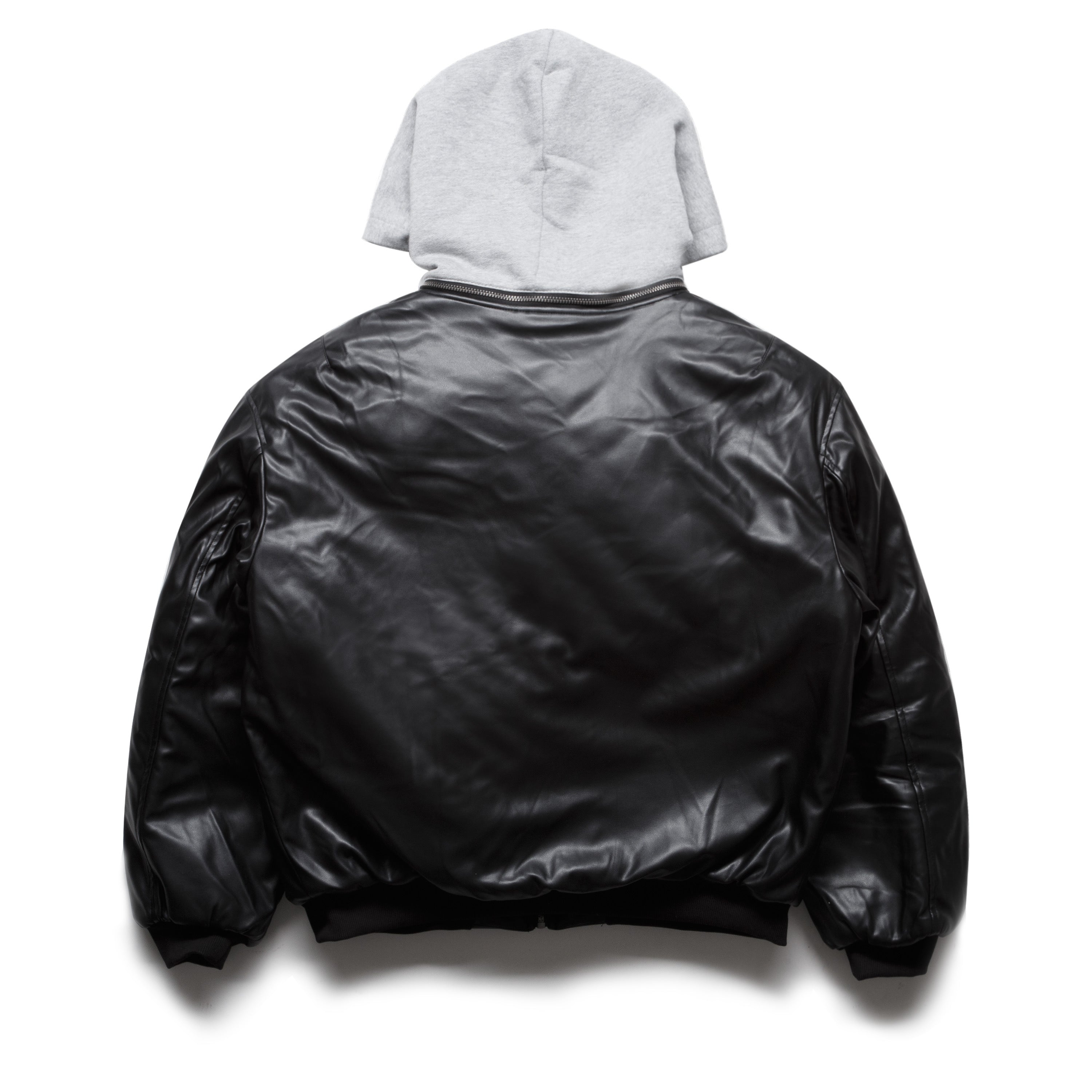 Pain Sport Leather Bomber Jacket - Black — New Day Same Pain