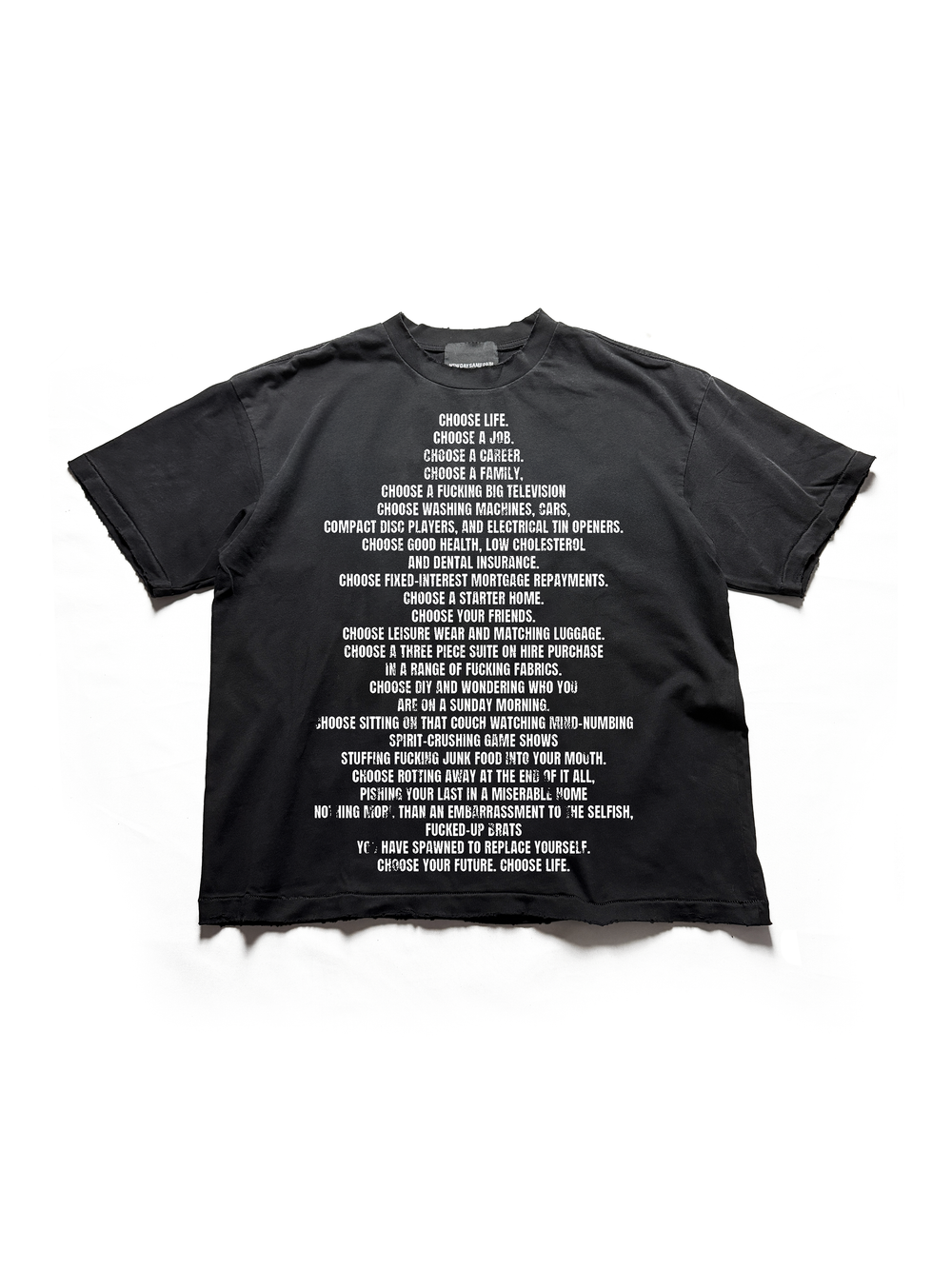 Choose Life T-Shirt - Black